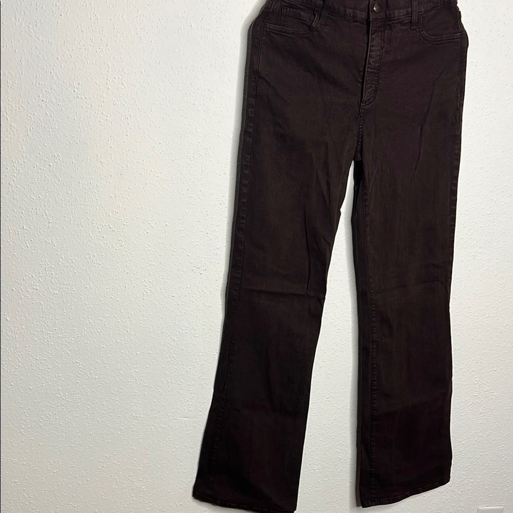 NYDJ Women's Straight Leg Jeans - Dark Brown